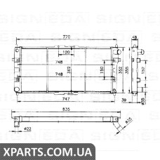 РАДІАТОР Signeda RA62487A (аналог для KL1915200E)