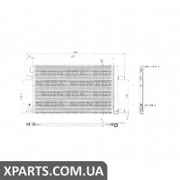 РАДІАТОР КОНДИЦІОНЕРА Signeda RC940135 (аналог для 13267649)
