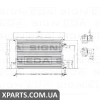 РАДІАТОР КОНДИЦІОНЕРА Signeda RC94597 (аналог для 1850076)