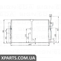 РАДІАТОР КОНДИЦІОНЕРА Signeda RC94977 (аналог для 20759647)
