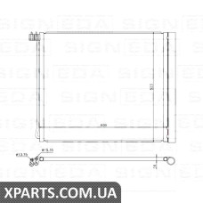 РАДІАТОР КОНДИЦІОНЕРА Signeda RC940339 (аналог для 64509239944)