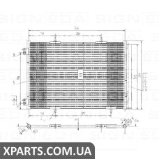 РАДІАТОР КОНДИЦІЮВАННЯ Signeda RC940055 (аналог для 6455.EK)