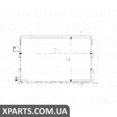 РАДИАТОР КОНДИЦИОНЕРА Signeda RC940239 (аналог для 6455HV)