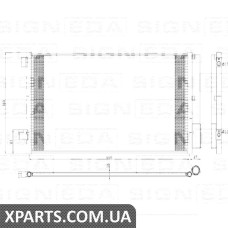РАДІАТОР КОНДИЦІОНЕРА Signeda RC30045 (аналог для 68247204AA)