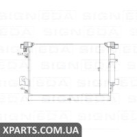 РАДІАТОР КОНДИЦІОНЕРА Signeda RC940029 (аналог для 7812A030)