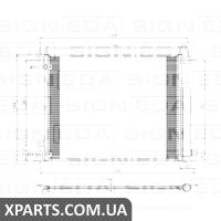 РАДІАТОР КОНДИЦІЮВАННЯ Signeda RC94775 (аналог для 80100-TBA-A01)