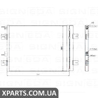 РАДИАТОР КОНДИЦИОНЕРА Signeda RC940262Q (аналог для 8200741257)