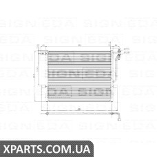 РАДИАТОР КОНДИЦИОНЕРА Signeda RC94431 (аналог для 8377614)