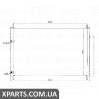 РАДІАТОР КОНДИЦІОНЕРА Signeda RC940037 (аналог для 8845002280)