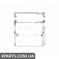РАДІАТОР КОНДИЦІОНЕРА Signeda RC940367 (аналог для 8846060420)