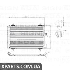 РАДІАТОР КОНДИЦІОНЕРА Signeda RC94534 (аналог для 96367224)