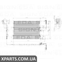 РАДІАТОР КОНДИЦІОНЕРА Signeda RC94926/94902 (аналог для BP4K61480D)