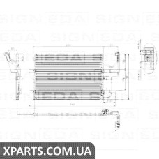 РАДІАТОР КОНДИЦІОНЕРА Signeda RC94926/94902 (аналог для BP4K61480D)