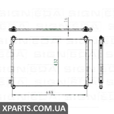 РАДІАТОР КОНДИЦІОНЕРА Signeda RC3613 (аналог для TD1161480A)