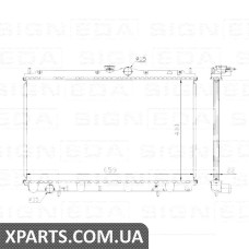 РАДИАТОР Signeda RA62857A (аналог для MB925637)