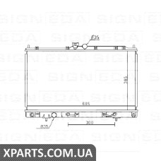 РАДІАТОР Signeda RA62894Q (аналог для MR968857)