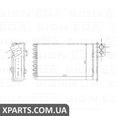 РАДІАТОР ОБІГРІВУ САЛОНУ Signeda RP71152 (аналог для 6448J8)