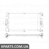 РАДІАТОР Signeda RA69016 (аналог для )