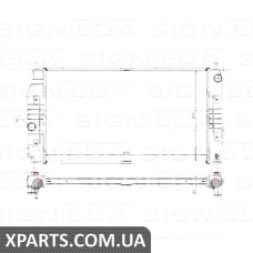 РАДІАТОР Signeda RA69016 (аналог для )