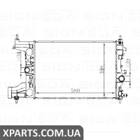 РАДІАТОР Signeda RA37163 (аналог для )