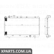 РАДИАТОР Signeda RA62403 (аналог для ZL0115200)