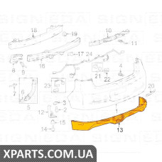 СПОЙЛЕР БАМПЕР Signeda PCV05094VA (аналог для 25975587)