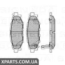 Тормозные колодки Signeda SKSB30018 (аналог для 05P1408)