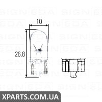 W5W Лампочка Signeda W5W.24V(H) (аналог для ) W5W Лампочка Signeda W5W.24V(H) (аналог для )