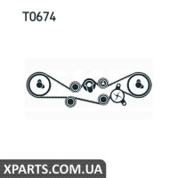 Комплект ременя ГРМ SKF VKMA98000