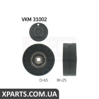 Ролик натягувача ременя SKF VKM31002
