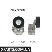 Натяжний ролик полікліновий ремінь SKF VKM33320