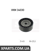 Ролик паразитний зубчастого ременя CITROEN SKF VKM34030