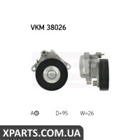 Ролик натягувача ременя SKF VKM38026
