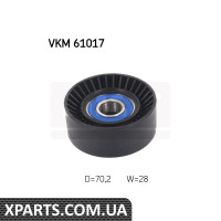 Ролик паразитний зубчастого ременя SKF VKM61017