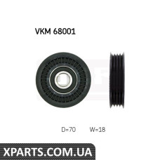 Ролик натягувача ременя SKF VKM68001