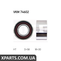Натяжний ролик ремінь ГРМ SKF VKM74602