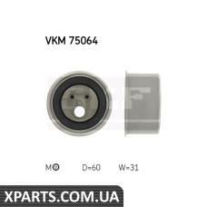 Ролик натягувача ременя SKF VKM75064