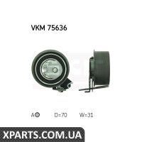 Ролик натяжний HYUNDAI KIA SKF VKM75636