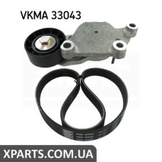 Поликлиновой ременный комплект SKF VKMA33043