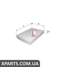 Фільтр салону AUDI 18-28 94-97 Sofima S3011C