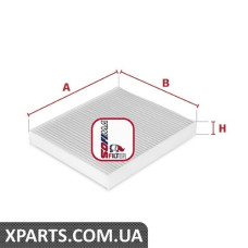 Фільтр салону VW/SKODA/FEAT 14-18 00-09 Sofima S3031C