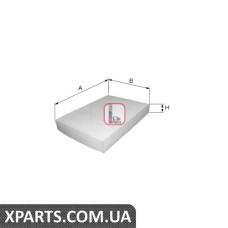 Фiльтр салону NISSAN 15-22 02 Sofima S3035C