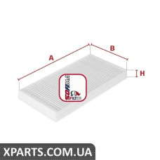 Фiльтр салону OPEL/FIAT 20-28 03 Sofima S3045C