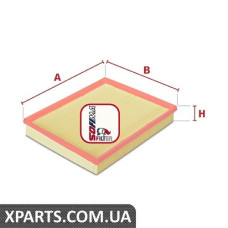 Фільтр повітряний OPEL 16-20 98-10 Sofima S3107A