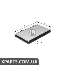 Фiльтр салону OPEL/NISSAN/RENAULT 20-25 06 Sofima S3131C