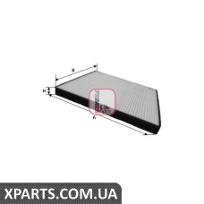 Фільтр салону HYUNDAI/KIA 10-16 Sofima S3208C