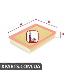 Фільтр повітряний OPEL 13-17 01 Sofima S3292A