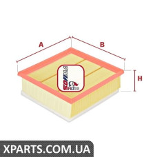 Фільтр повітряний FIAT/OPEL 13-16 10 Sofima S3297A