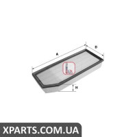 Фільтр повітря BMW 20-30 08-15 Sofima S3357A