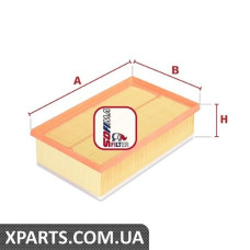 Фільтр повітря AUDI/VW/SEAT 20 13 Sofima S3532A